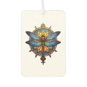 Désodorisant Pour Voiture Mandala Dragonfly Lumineux Géométrie Sacrée Spirit
