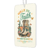 Désodorisant Pour Voiture Marche Par La Foi... (Gauche)