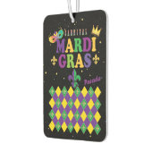 Désodorisant Pour Voiture Mardi Gras Fleur de Lis Rhombus (Gauche)