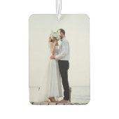 Désodorisant Pour Voiture Mariage Enregistrer l'image de date (Dos)