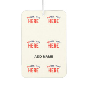 DÉSODORISANT POUR VOITURE MARQUE BLANCHE MODERNE ET PERSONNALISABLE VÉRIFIÉE