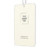 Désodorisant Pour Voiture Marque d'entreprise | Logo Business Minimal Clean (Gauche)