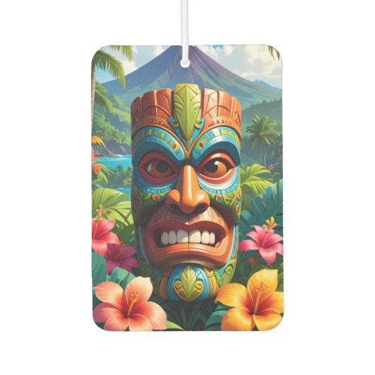 Désodorisant Pour Voiture Masque Tiki (Devant)
