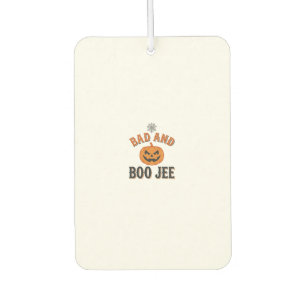 Désodorisant Pour Voiture Mauvais et Boo Jee Halloween Citrouille Graphique_