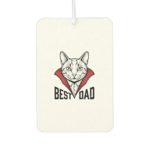 Désodorisant Pour Voiture Meilleur design de gravure vintage de chat vampire