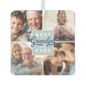 Désodorisant Pour Voiture Meilleur Grand-Père Toujours Personnalisé Quatre P (Dos)