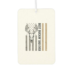 Désodorisant Pour Voiture Meilleur Papa Buckin Cerf Chasse Chemise Vintage D