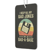 Désodorisant Pour Voiture Mens Funny dad Jokes in dad-a-Base (Gauche)