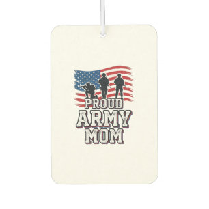 Désodorisant Pour Voiture Mère de l'armée fière Vintage Militaire Patriotiqu