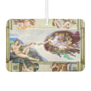 Désodorisant Pour Voiture Michelangelo - Création d'Adam, Chapelle Sixtine