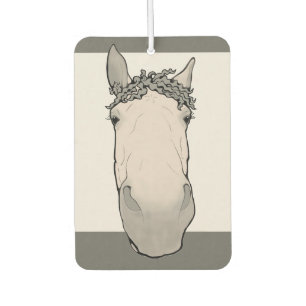 Désodorisant Pour Voiture Mignon Blague Amour de Cheval Superviseur Groin