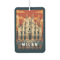 Milan Italie Duomo di Milano Travel Art Vintage