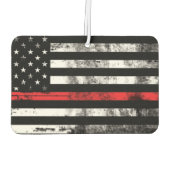 Désodorisant Pour Voiture Mince Red Line pompier Air Freshener (Dos)