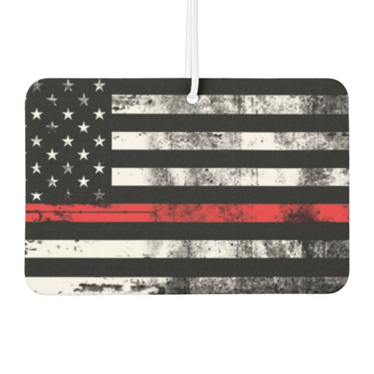 Désodorisant Pour Voiture Mince Red Line pompier Air Freshener (Devant)