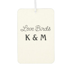 Désodorisant Pour Voiture minimadd yname text love birtext