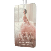 Désodorisant Pour Voiture Mis XV Años Quinceañera 15e anniversaire 2 Voiture (Gauche)