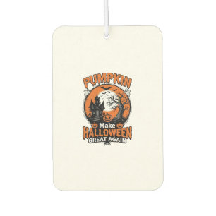Désodorisant Pour Voiture Modèle de chemise Vintage Pumpkin Halloween Great