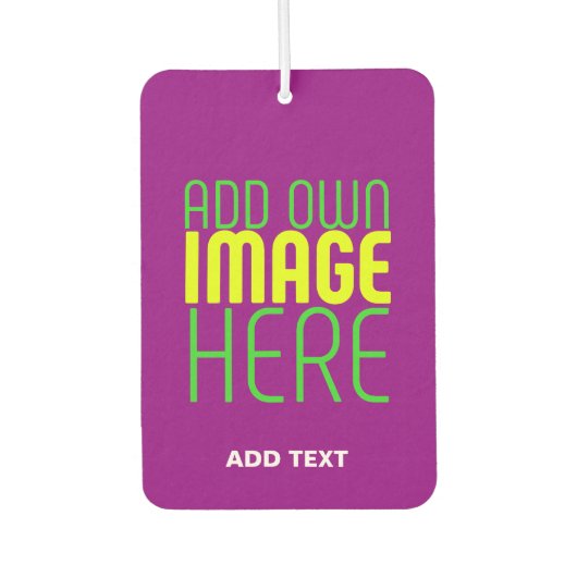 DÉSODORISANT POUR VOITURE MODÈLE DE TEXTE D'IMAGE SIMPLE MODERNE MODIFIABLE (Devant)
