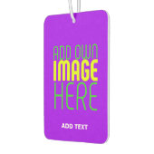 DÉSODORISANT POUR VOITURE MODÈLE DE TEXTE D'IMAGE VIOLET SIMPLE MODERNE (Gauche)