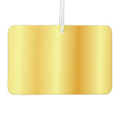 Désodorisant Pour Voiture Modèle d'or de Monogramme Faux (Dos)