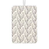 Désodorisant Pour Voiture Modern Boho Floral Pattern Plum White (Dos)