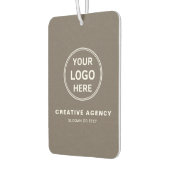 Désodorisant Pour Voiture Modern Minimal Logo QR Business Corporate (Gauche)