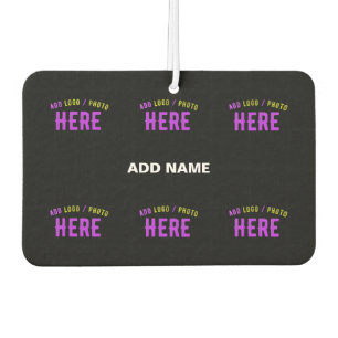 DÉSODORISANT POUR VOITURE MODERNE ET MODERNE PERSONNALISABLE NOIR VÉRIFIÉ