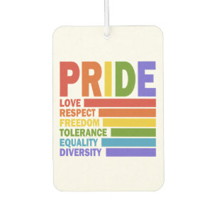 Désodorisant Pour Voiture Mois de la fierté LGBT