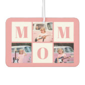 Désodorisant Pour Voiture Mom 3 Photo Collage Pink (Devant)