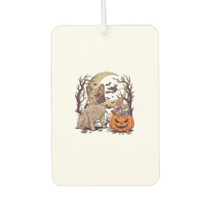 Désodorisant Pour Voiture Momie d'Halloween Chien Bouledogue Français Citrou