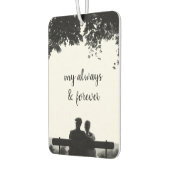 Désodorisant Pour Voiture Mon B&W romantique toujours et toujours (Gauche)