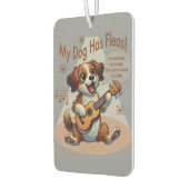 Désodorisant Pour Voiture Mon Chien A Fleas Ukulele Tuning Chanson (Gauche)