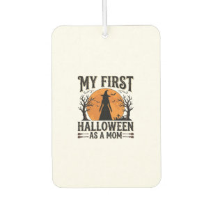 Désodorisant Pour Voiture Mon premier Halloween en tant que maman Vintage Ha