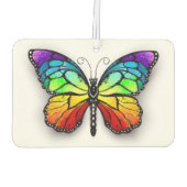 Désodorisant Pour Voiture Monarque papillon arc-en-ciel (Dos)