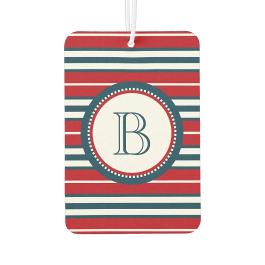 Désodorisant Pour Voiture Monogram design (Dos)