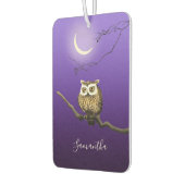 Désodorisant Pour Voiture Monogram Owl Night Moonlight Blue Air Freshener (Gauche)