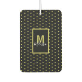 Désodorisant Pour Voiture Monograme de Black Golden Circle (Devant)