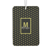 Désodorisant Pour Voiture Monograme de Black Golden Circle (Dos)