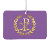 Désodorisant Pour Voiture Monogramma Christi per Odoramentum (Dos)