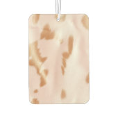 Désodorisant Pour Voiture Monogramme de vache blanche rose (Dos)