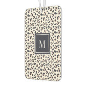 Désodorisant Pour Voiture monogramme rose Empreinte de léopard (Gauche)
