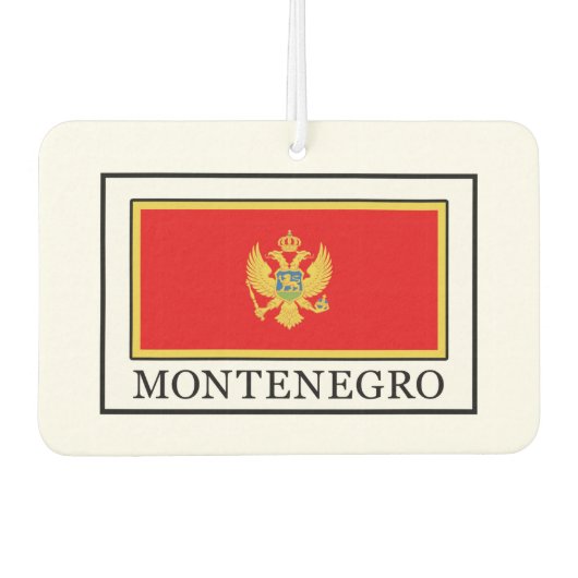 Désodorisant Pour Voiture Monténégro (Devant)
