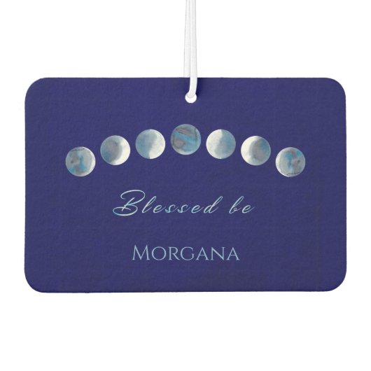 Désodorisant Pour Voiture Moon Phases Personalized (Devant)