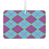 Désodorisant Pour Voiture Motif Argyle Classique (Dos)