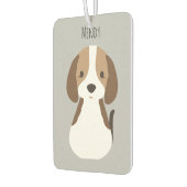 Désodorisant Pour Voiture Motif chien gris mou (Gauche)