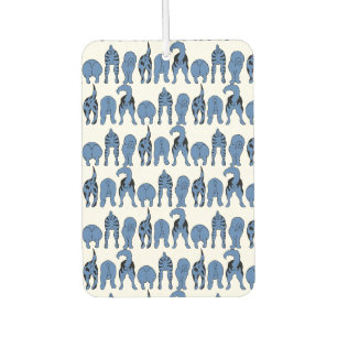 Désodorisant Pour Voiture Motif Culs de Chien Bleu