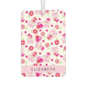 Désodorisant Pour Voiture Motif De Chouettes, Chouettes Mignonnes, Chouettes (Dos)