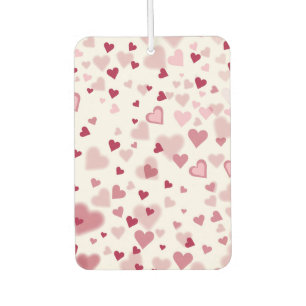 Désodorisant Pour Voiture Motif de cœurs adorables roses