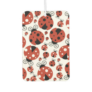 Désodorisant Pour Voiture Motif De Ladybugs, Mignons Ladybugs, Red Ladybugs