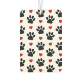 Désodorisant Pour Voiture Motif De Pâtes, Pâtes De Chien, Pâtes Noires, Coeu (Dos)